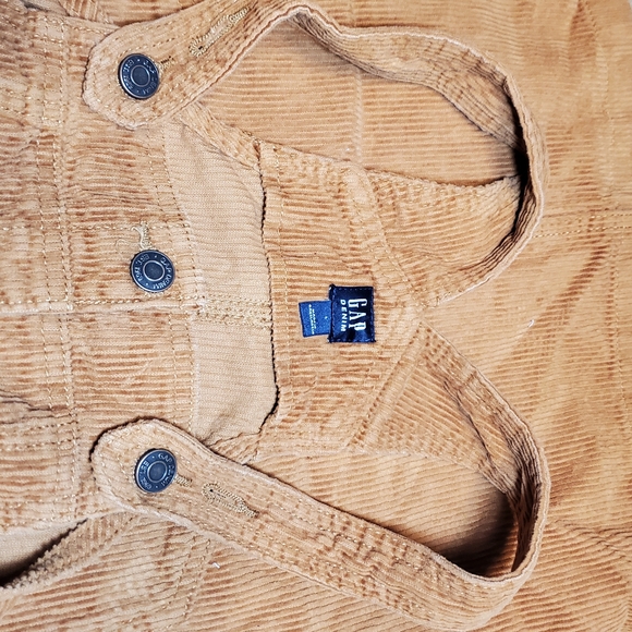 GAP Women's Corduroy Dress in Tan Color Size Large - Picture 4 of 8